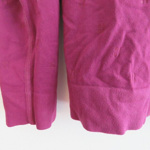 SWEATY BETTY Modal Dot Jacquard Base Layer Top in Amaranth Pink - Size S - Picture 11 of 15